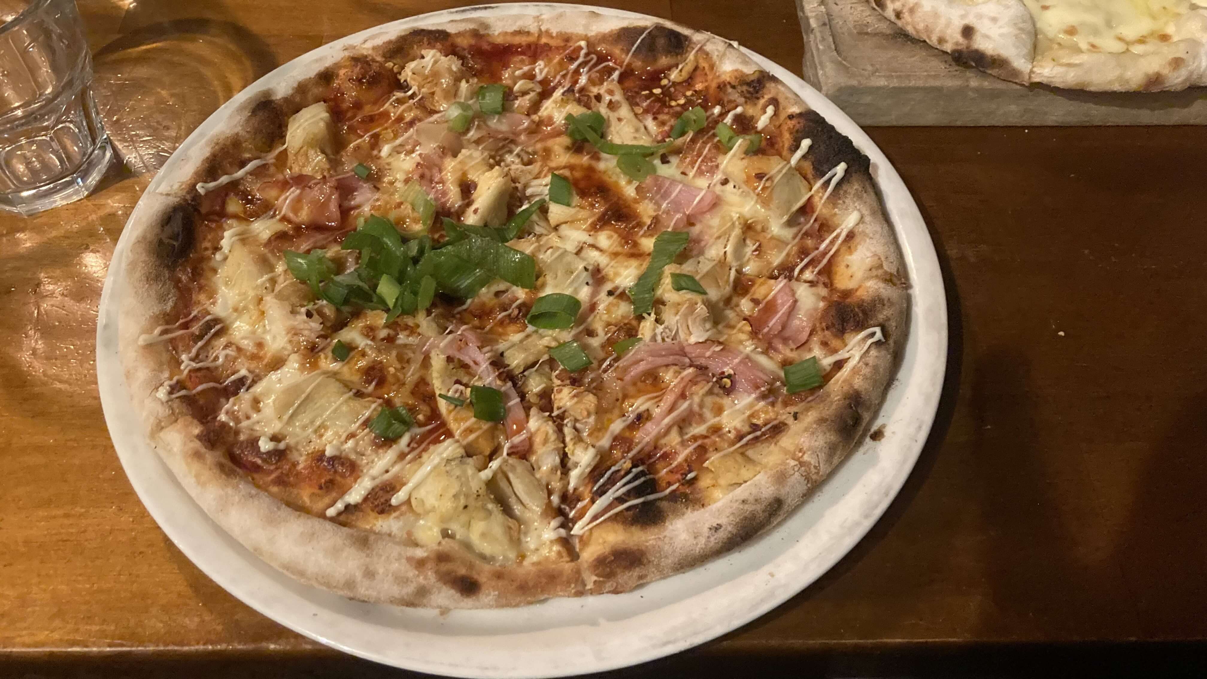 Sriracha Chicken & Bacon Pizza