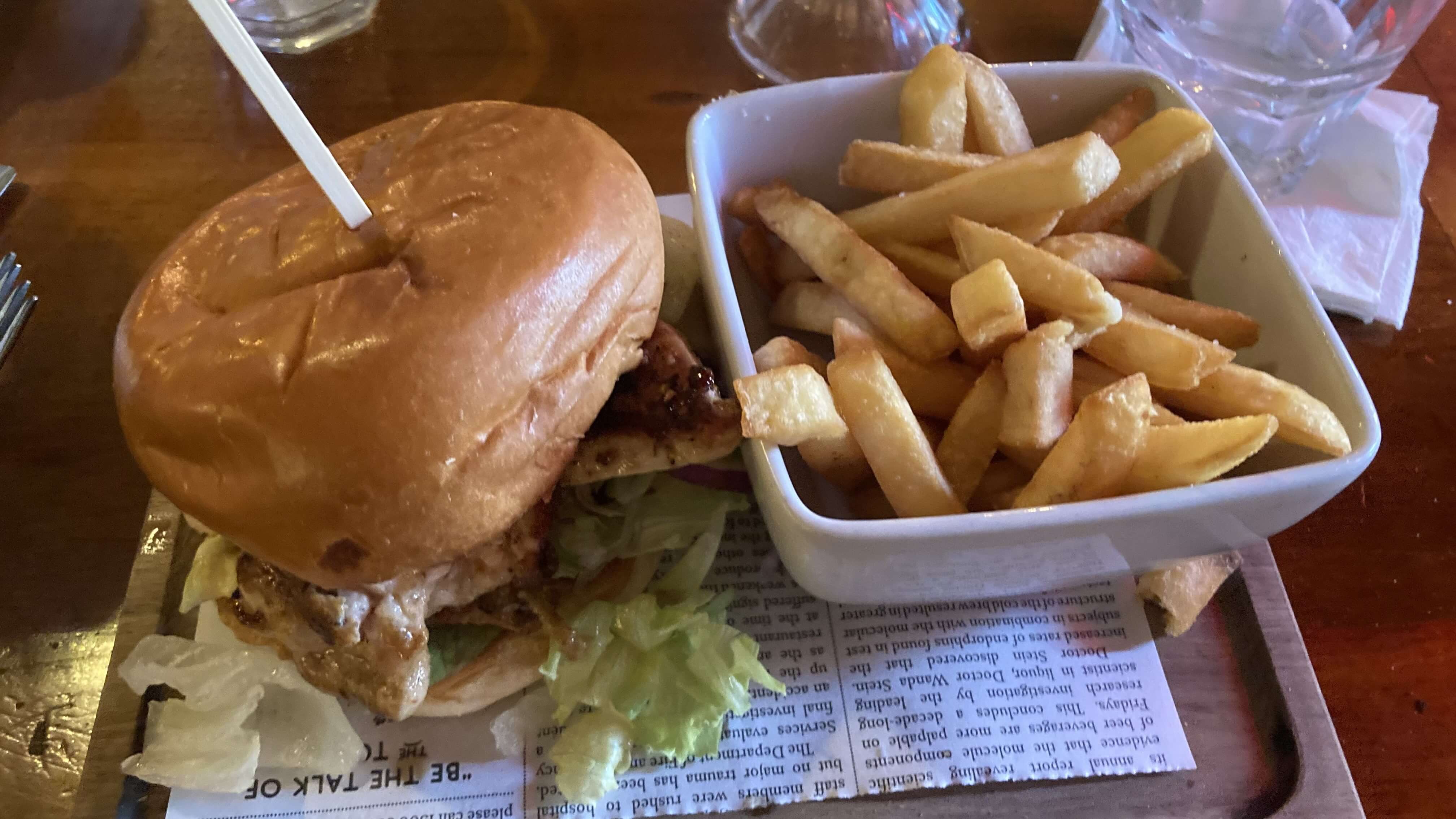 Peri Peri Chicken Burger