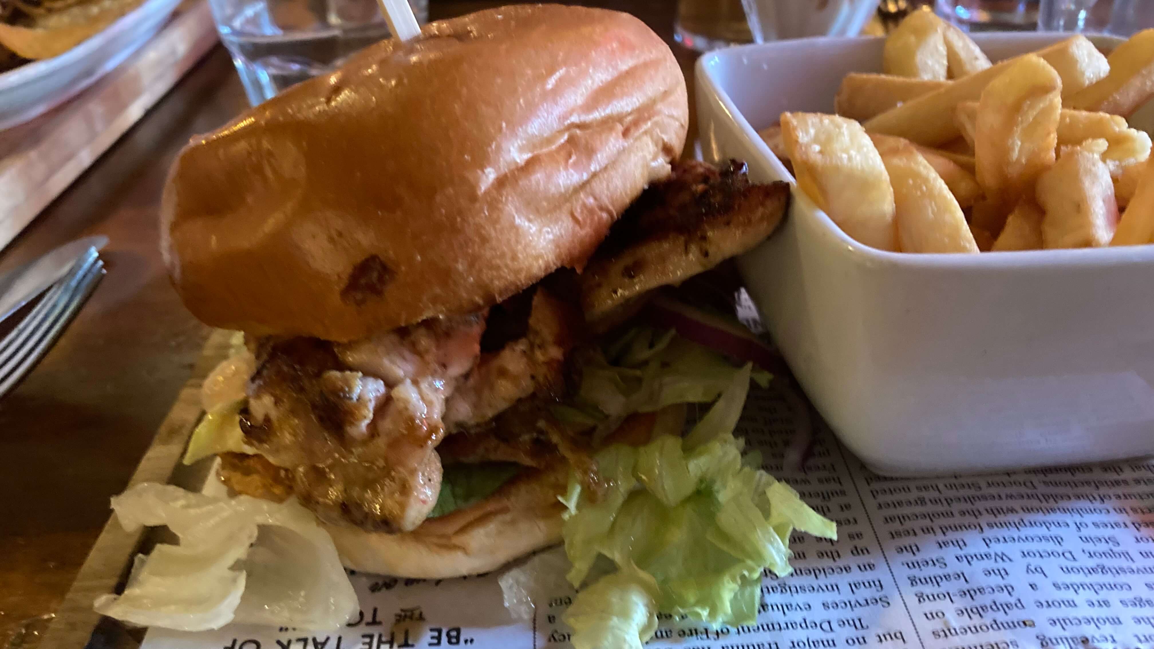Peri Peri Chicken Burger