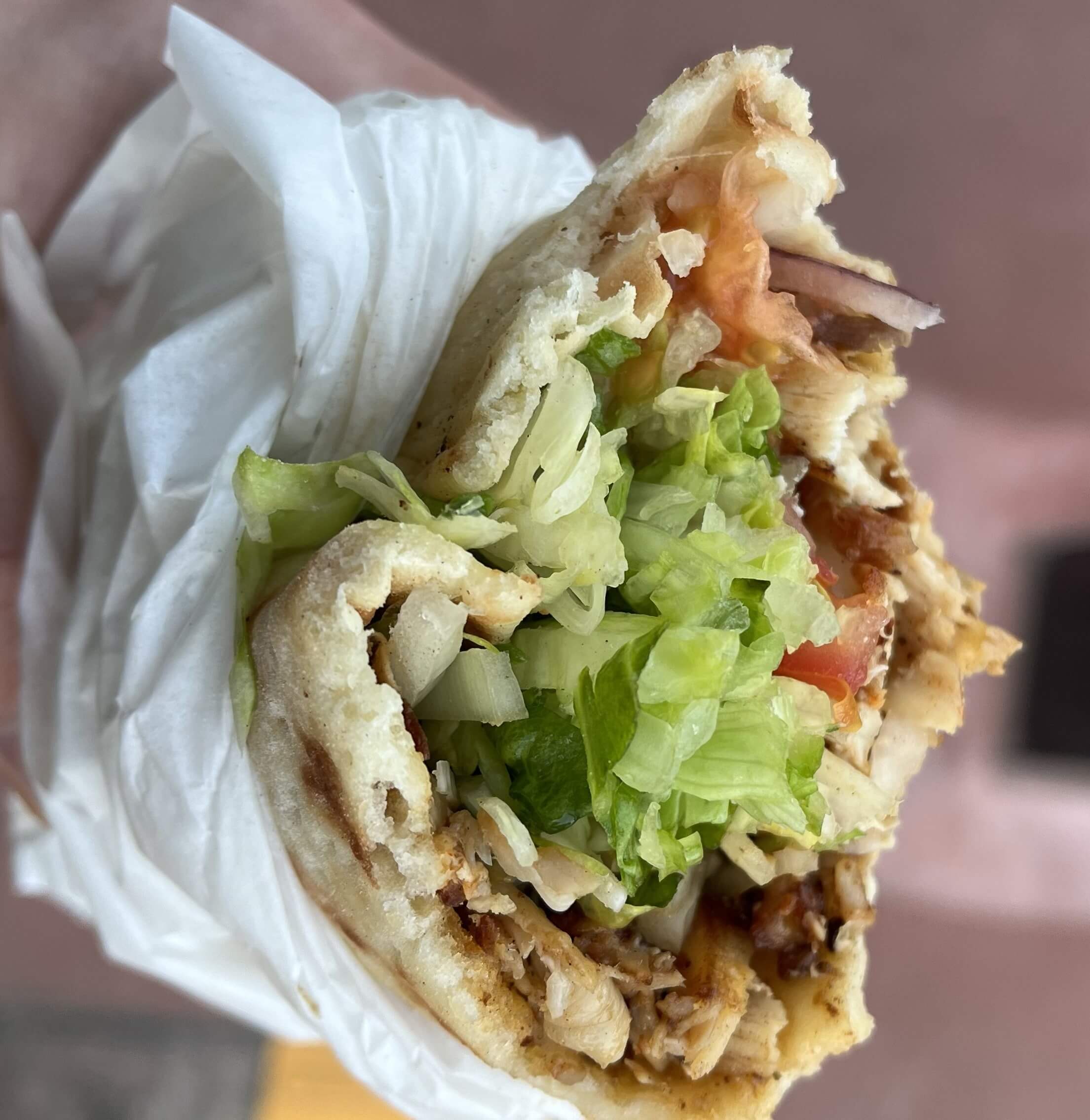 Chicken Kebab with Salad