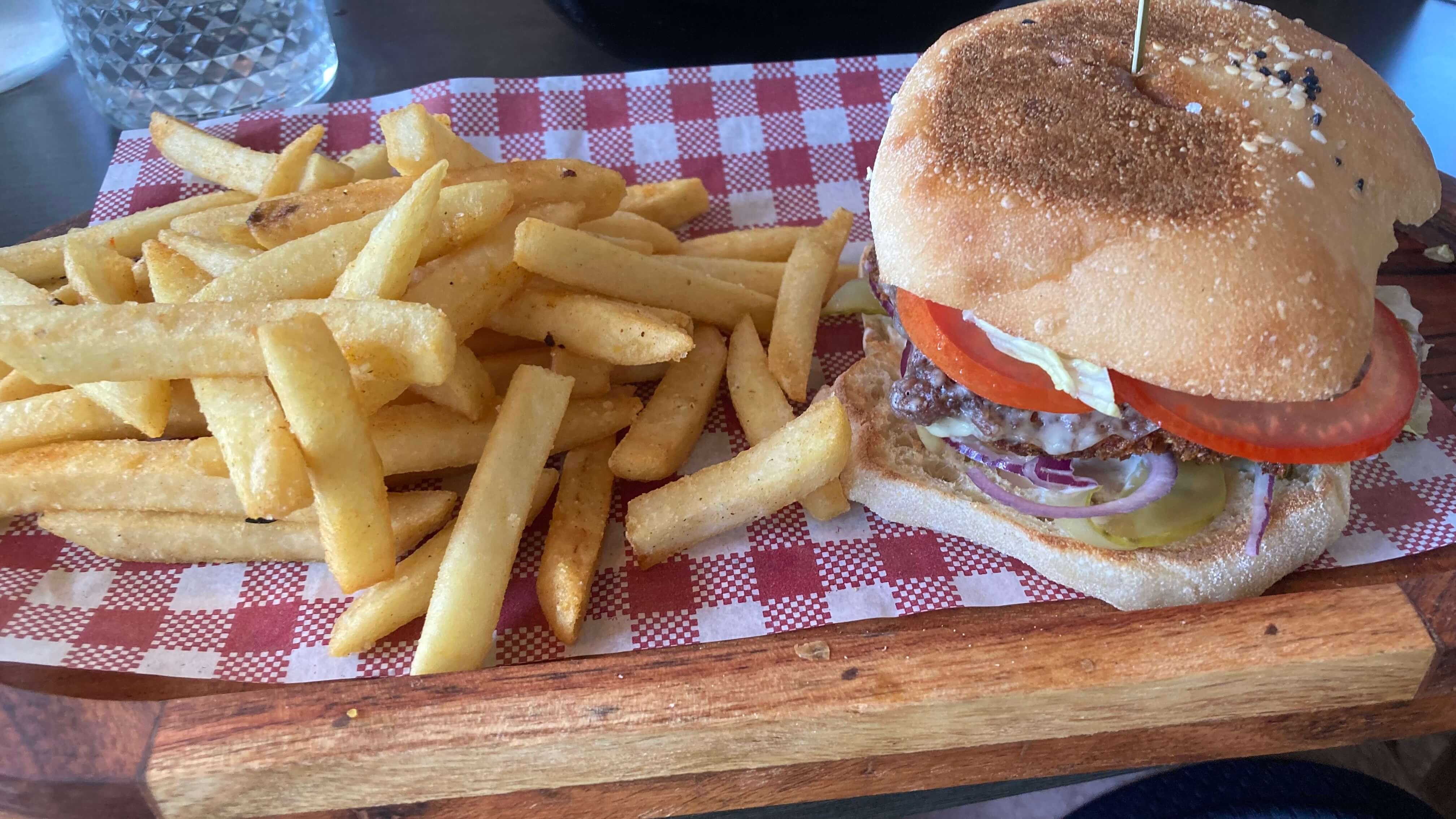 Chicken Burger & Chips