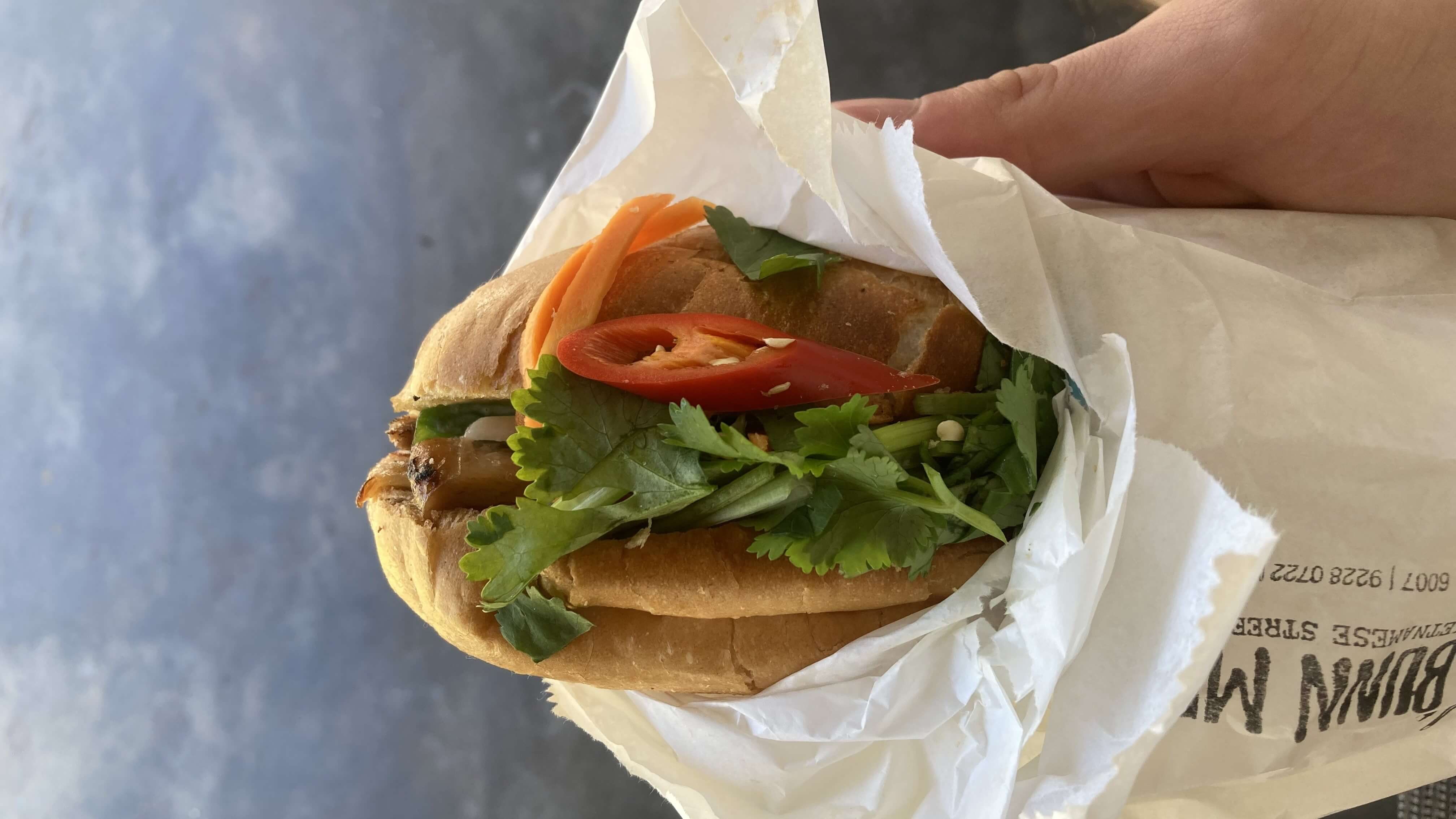 Sticky Soy Chicken Banh Mi