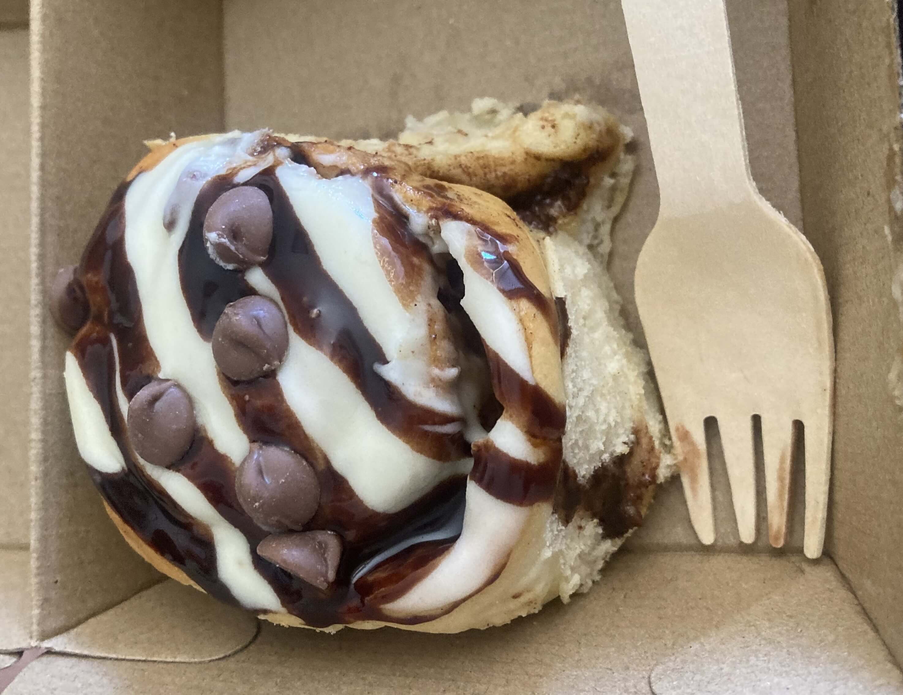 Topped Cinnamon Roll