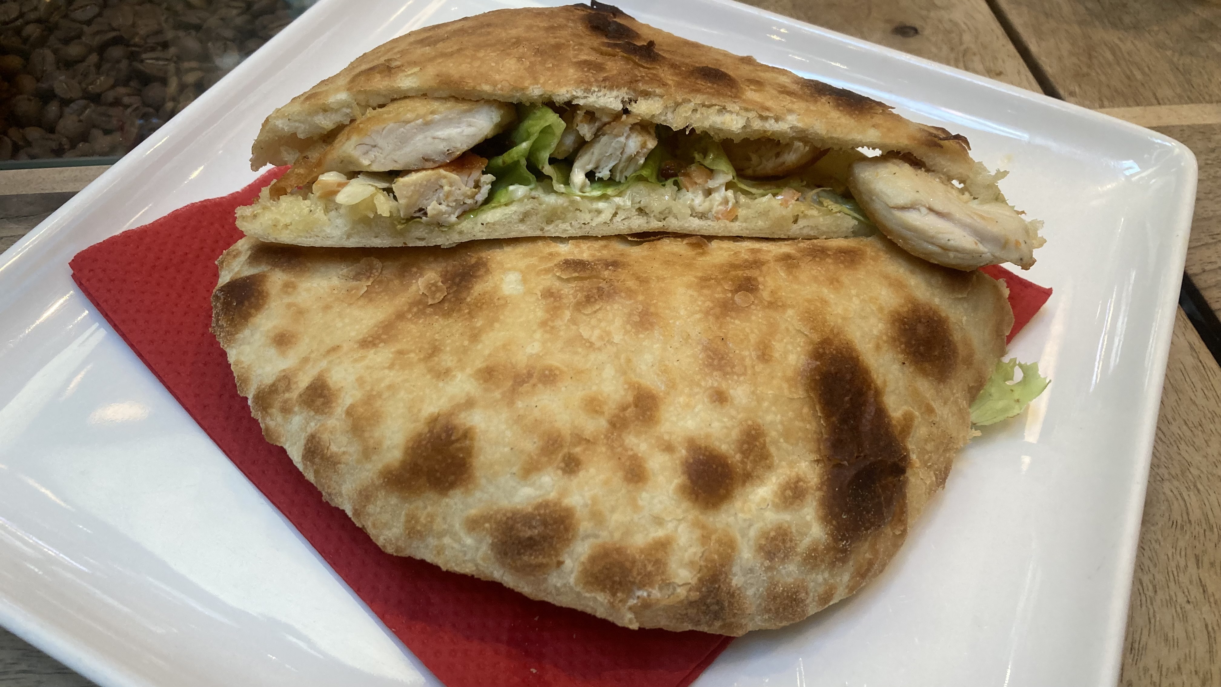 Chicken, Mayo and Lettuce Sandwich