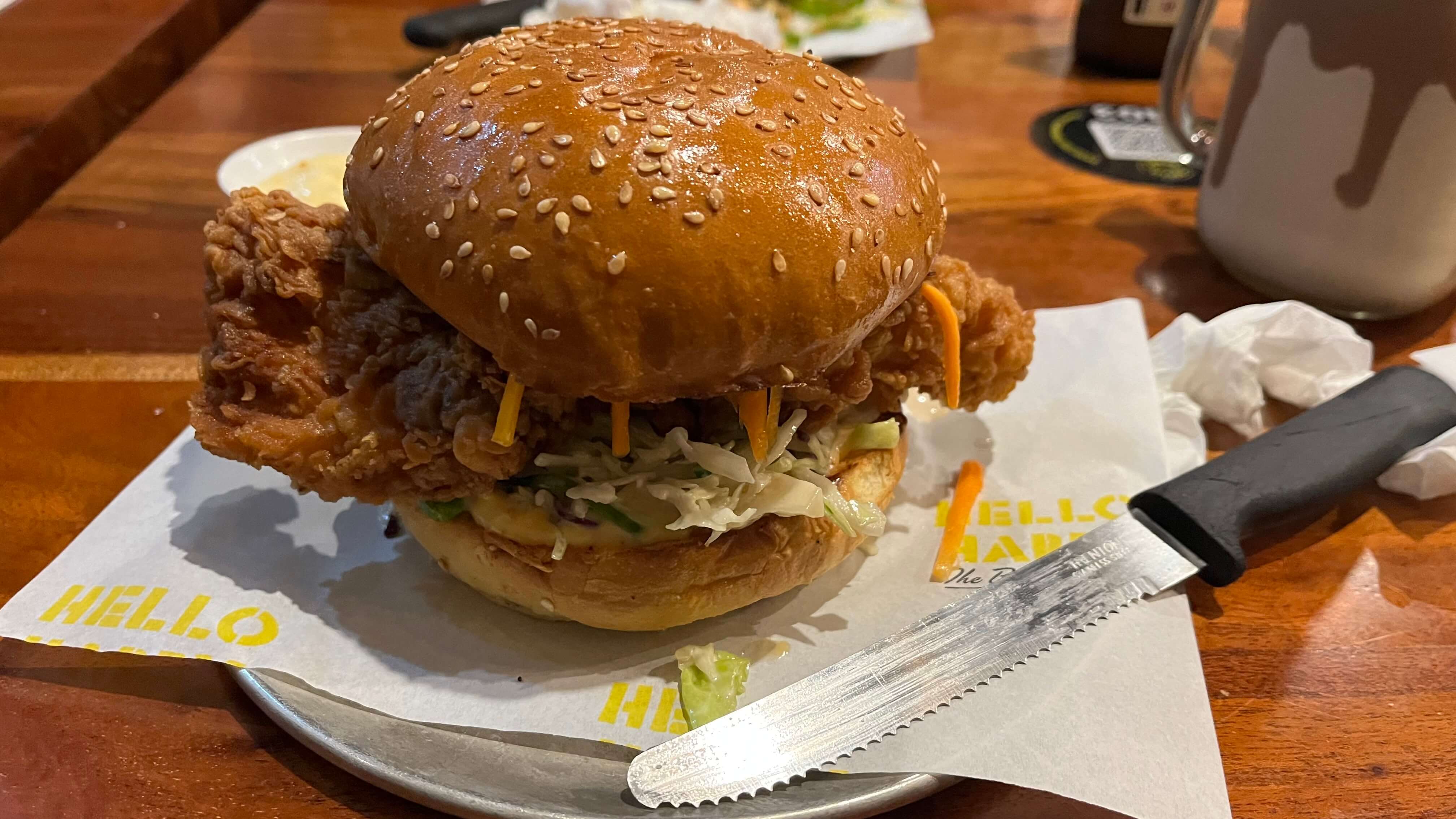 Southern Fried Chicken Burger