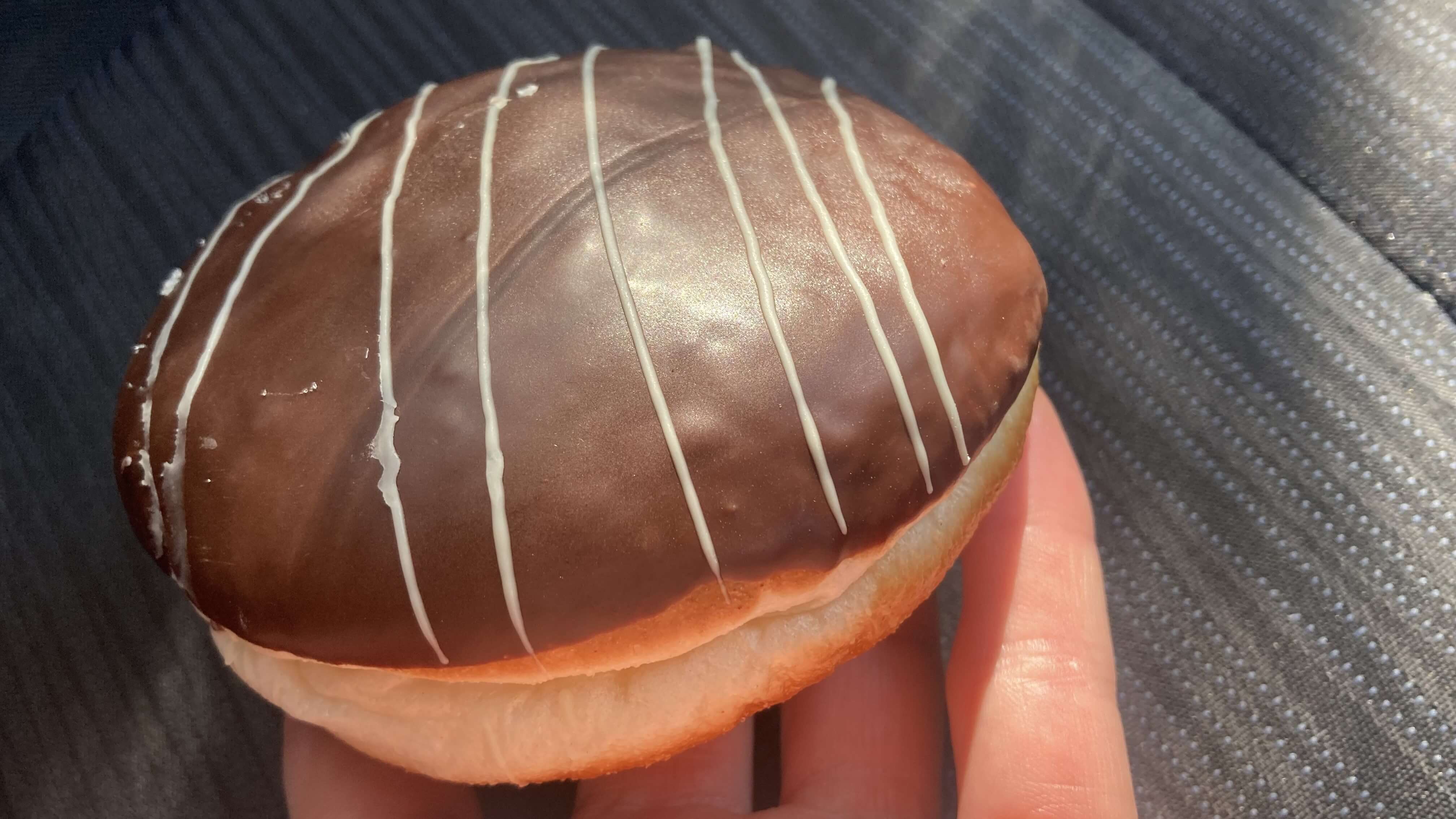 Chocolate Iced Custard Donut