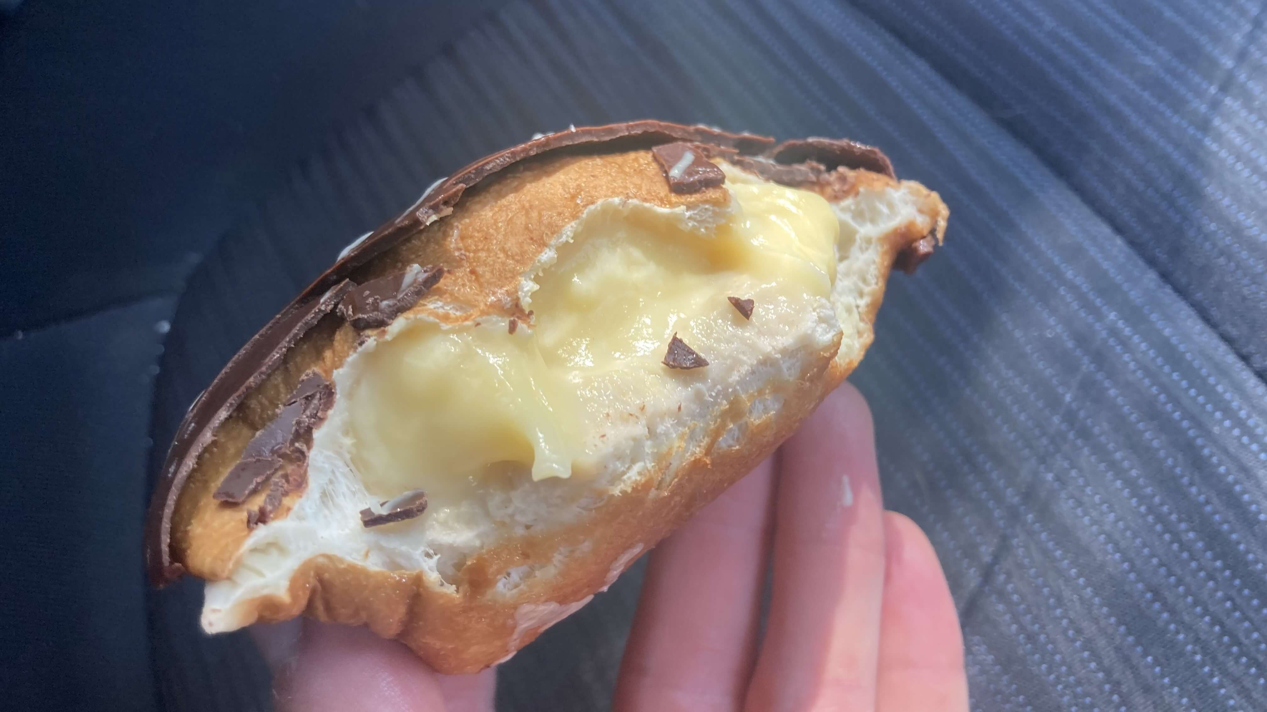 Chocolate Iced Custard Donut