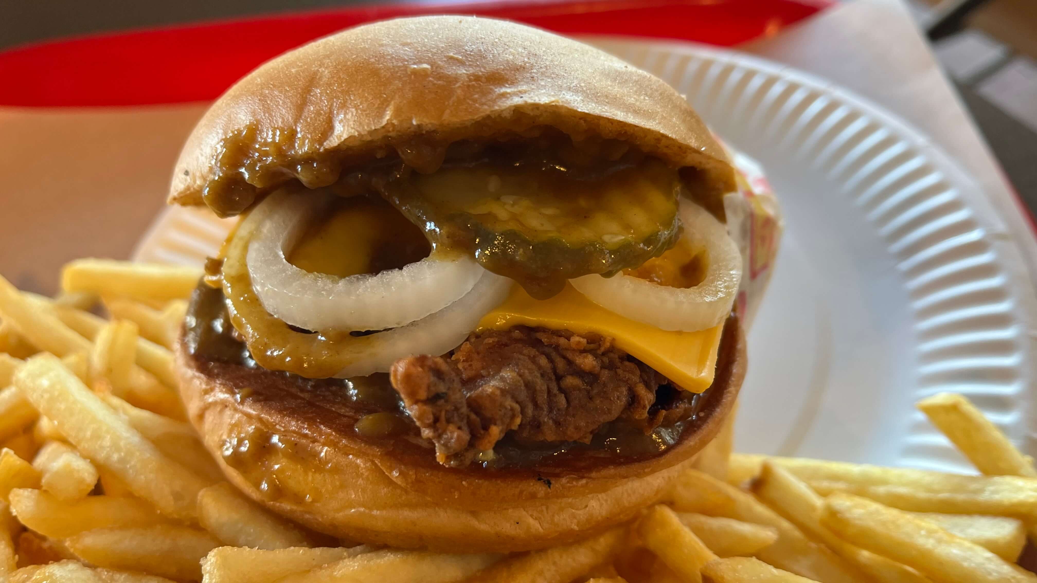 Golden Curry Tender Sandwich