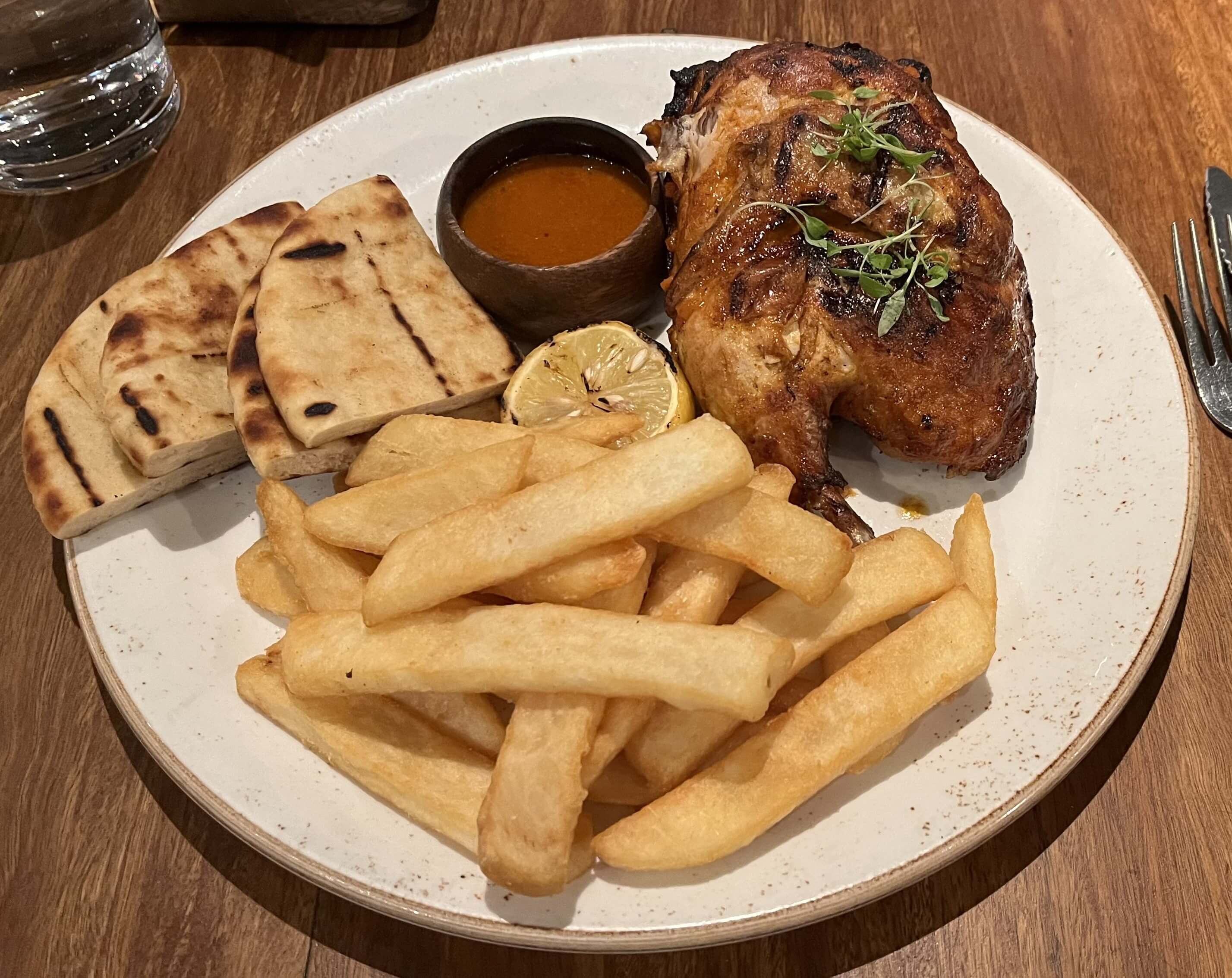 Flame-Grilled Half Chicken