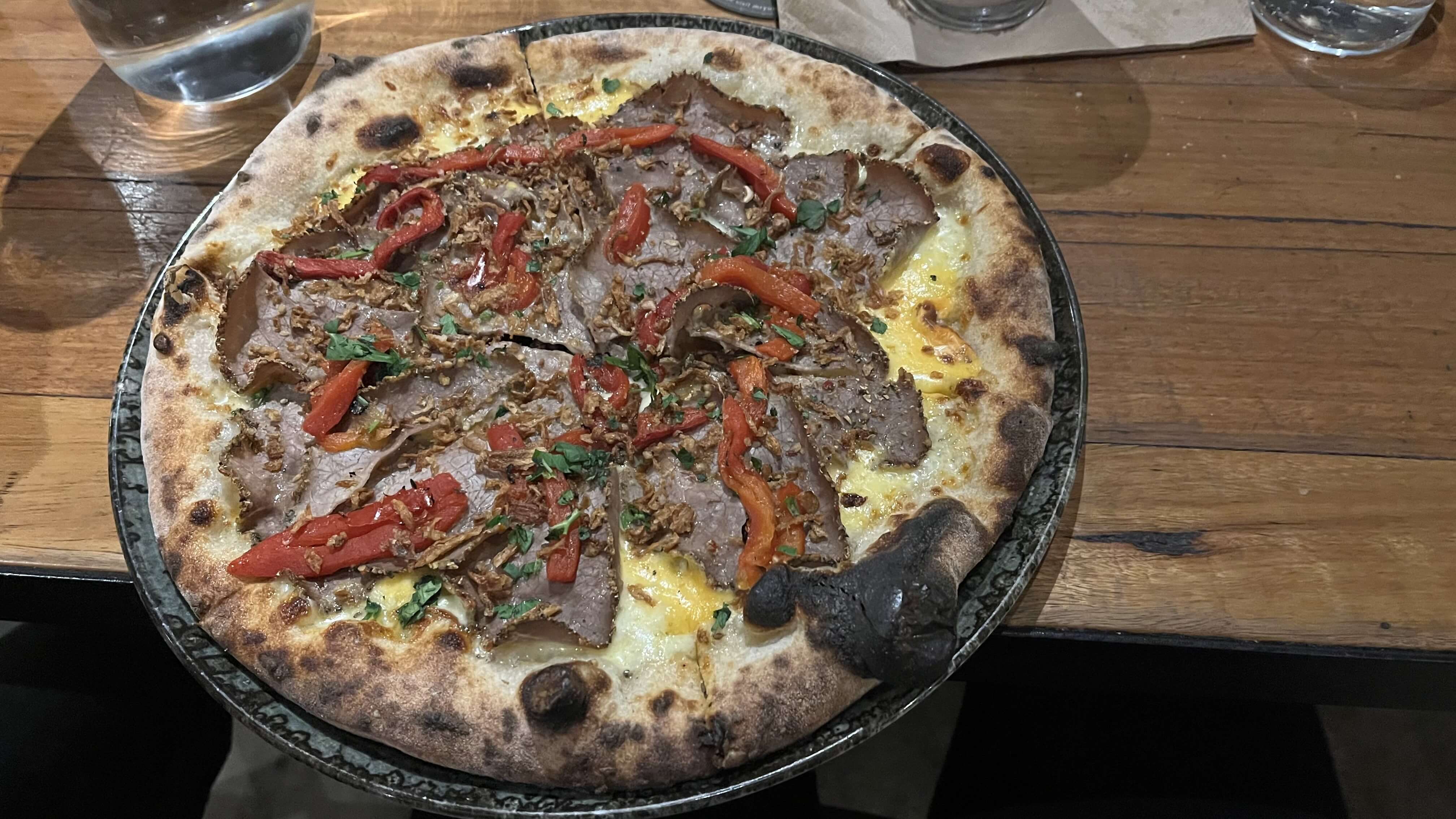 Beef Brisket Sourdough Pizza