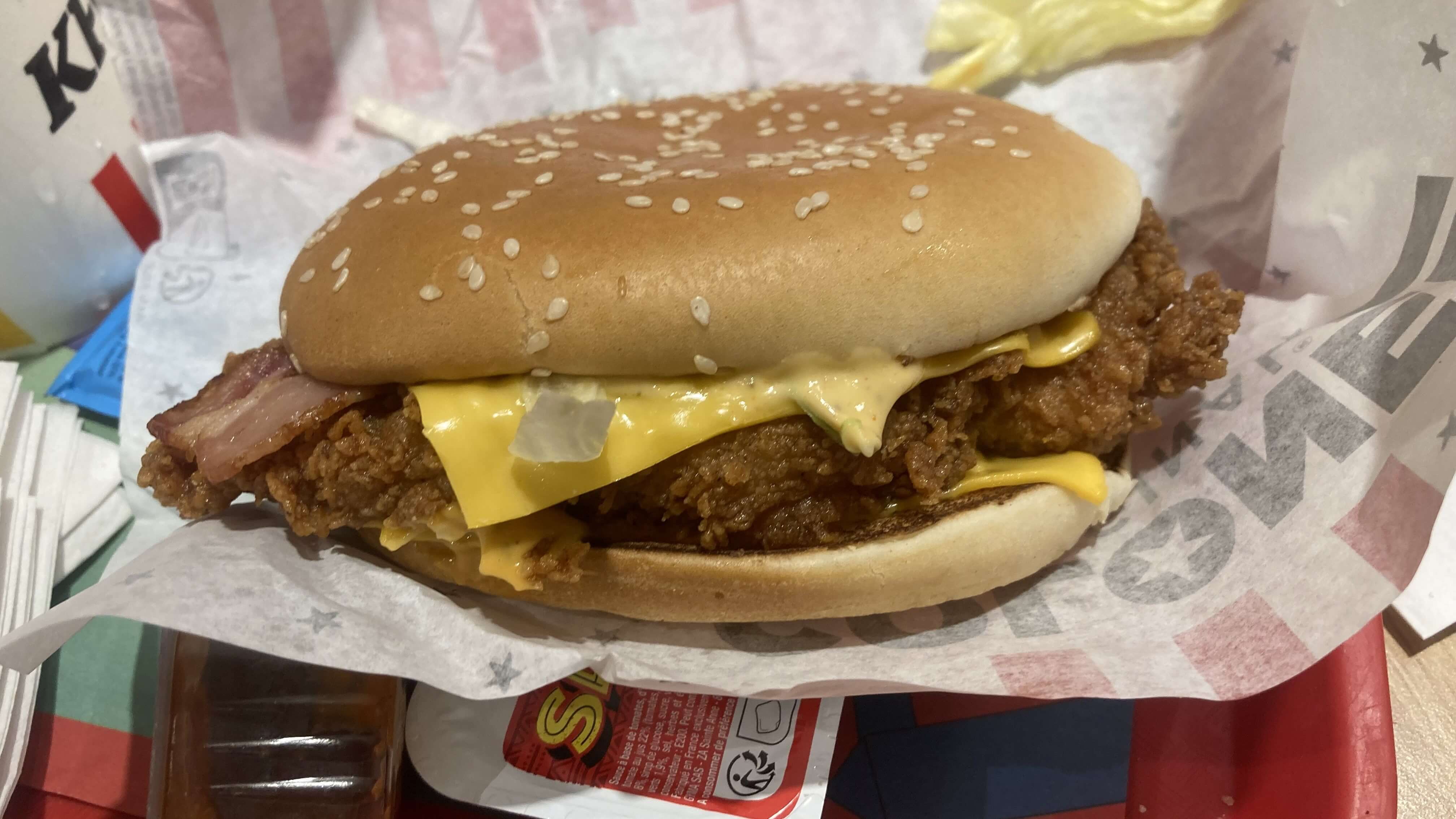 Chicken and Bacon Burger