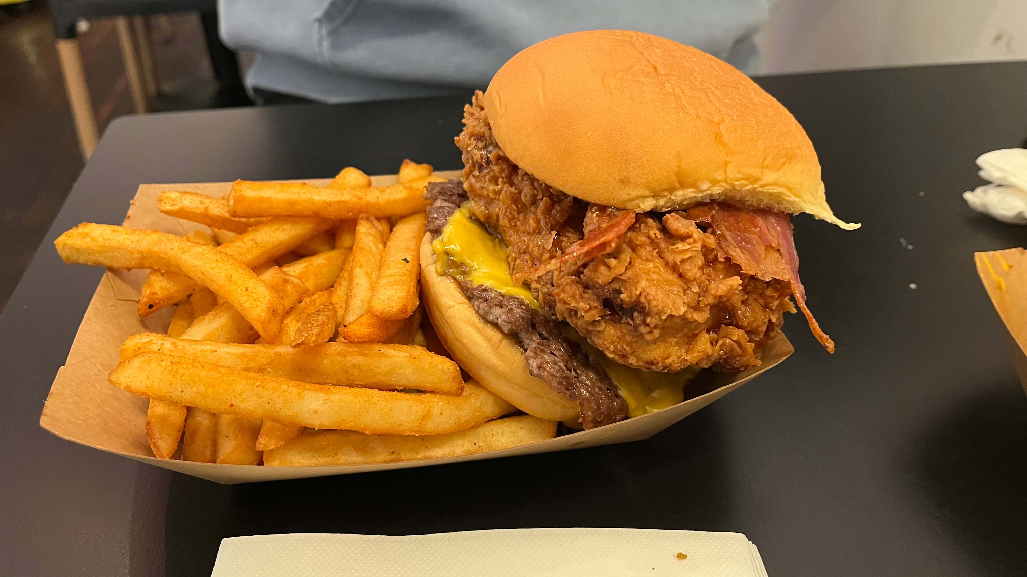 Maple Butter Bird Burger (Plus Smash Patty & Cheese)