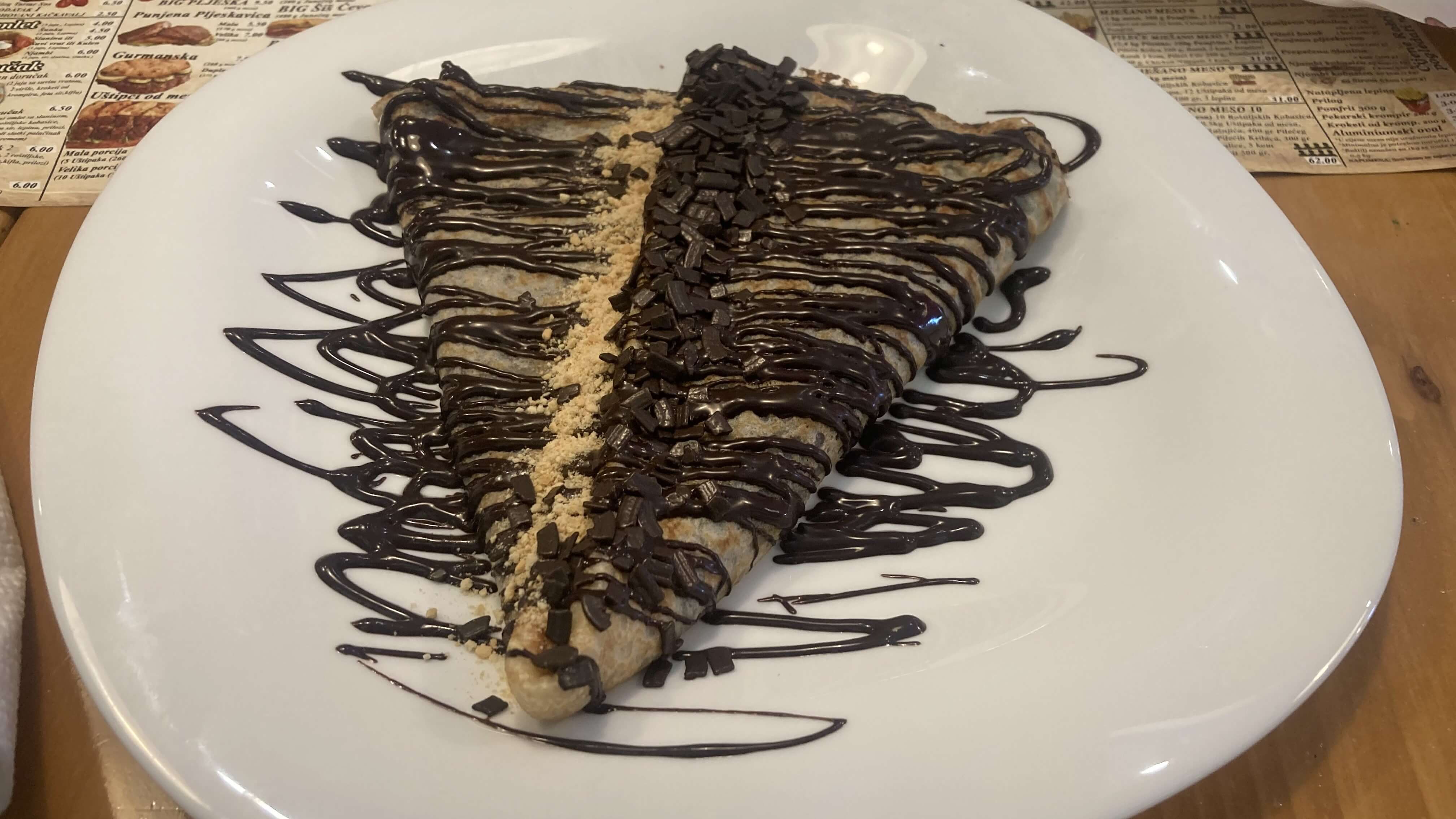 Chocolate Palacinke