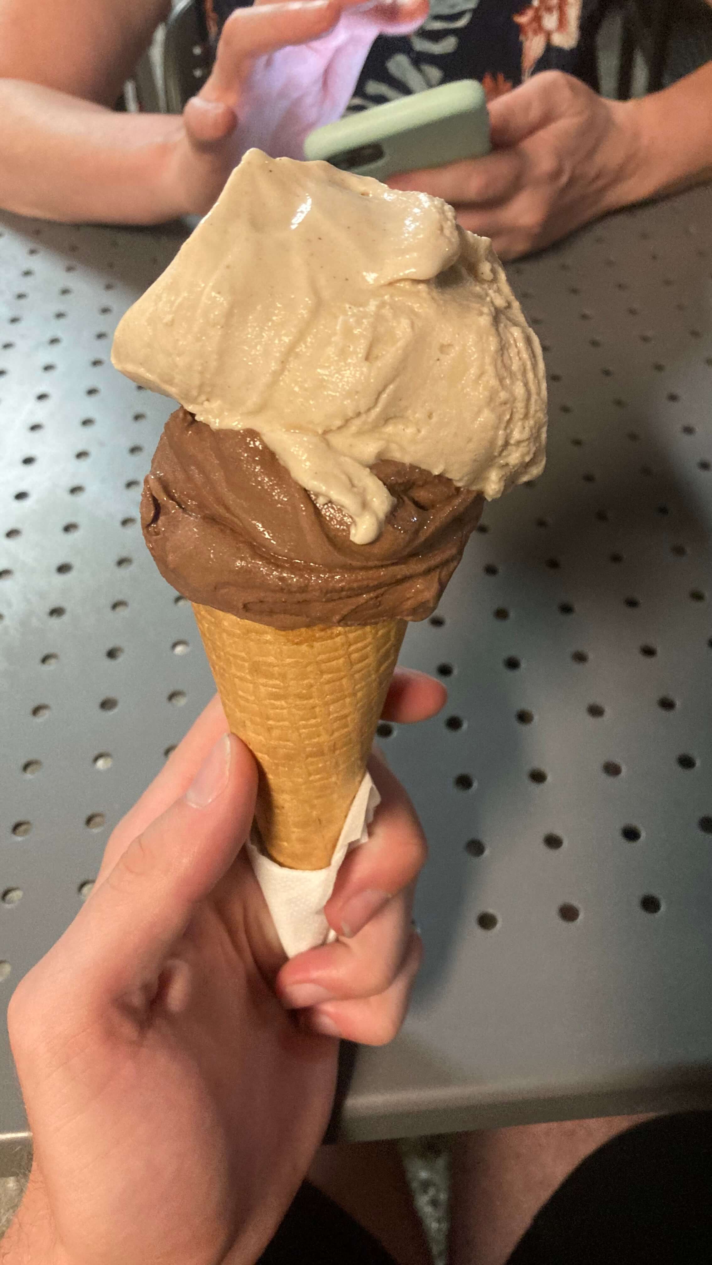 Chocolate Ice Cream, Hazelnut Ice Cream