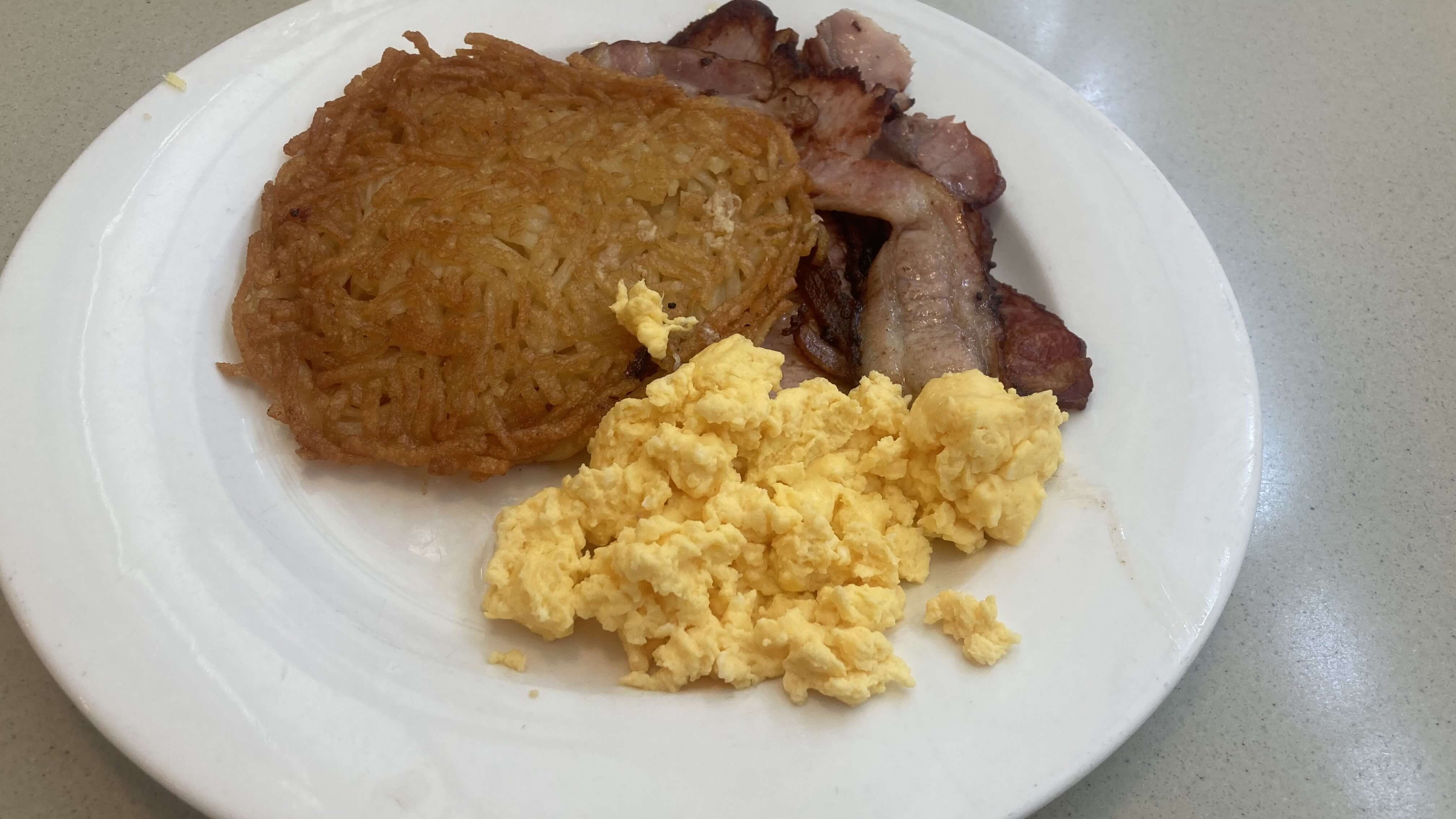Bacon Egg 'N' Hash