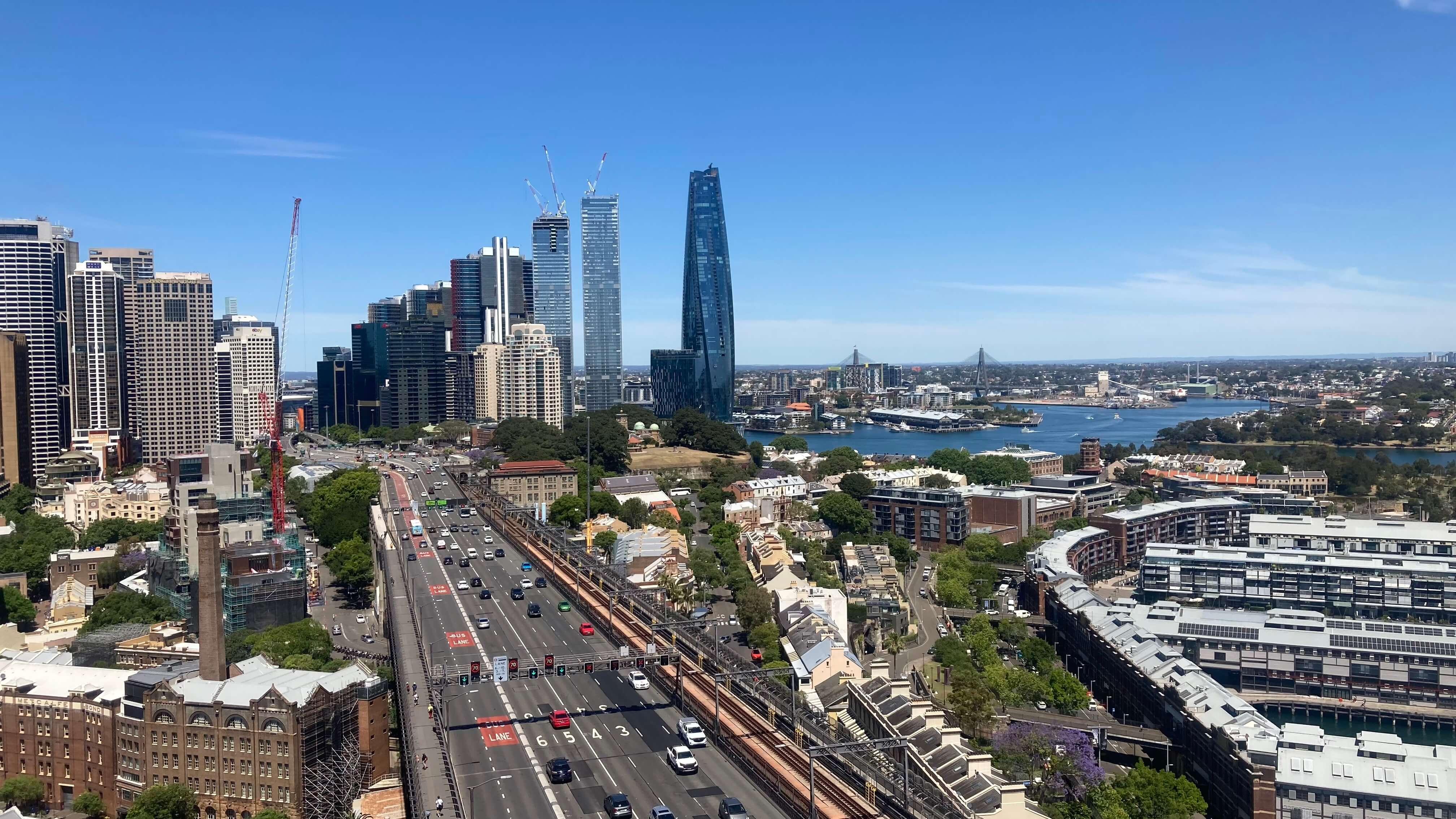 Looking South