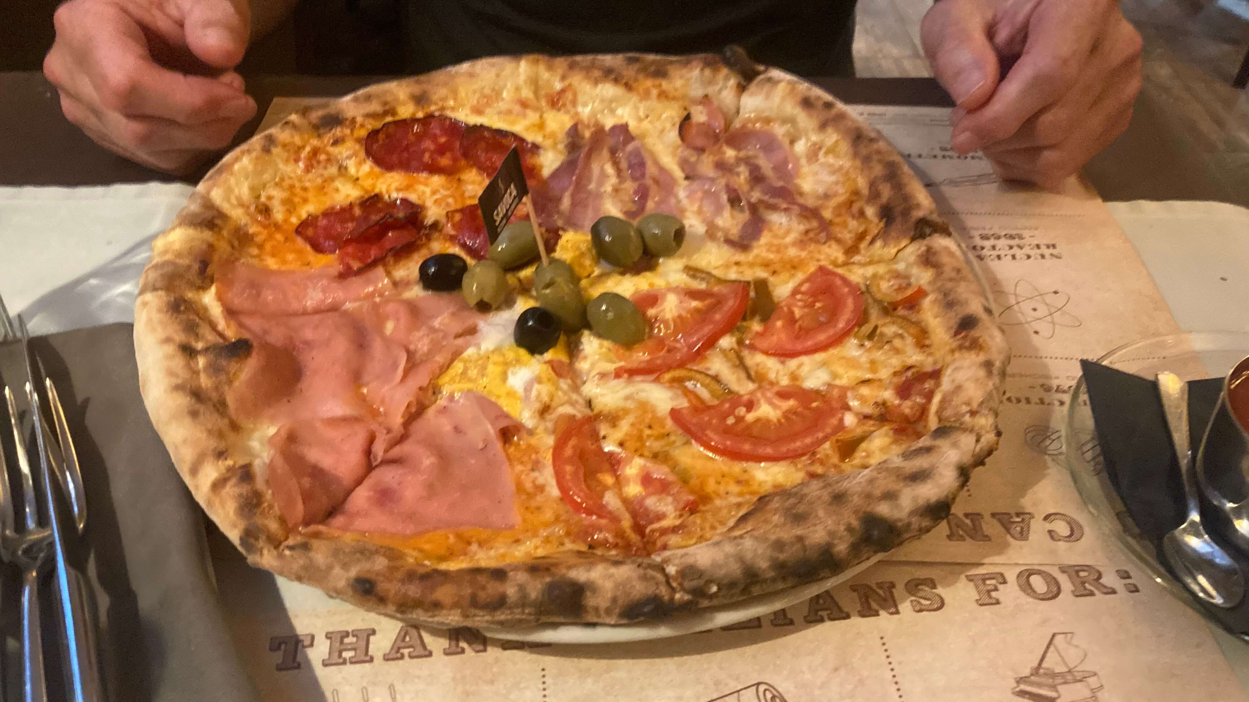 Four-Type Pizza