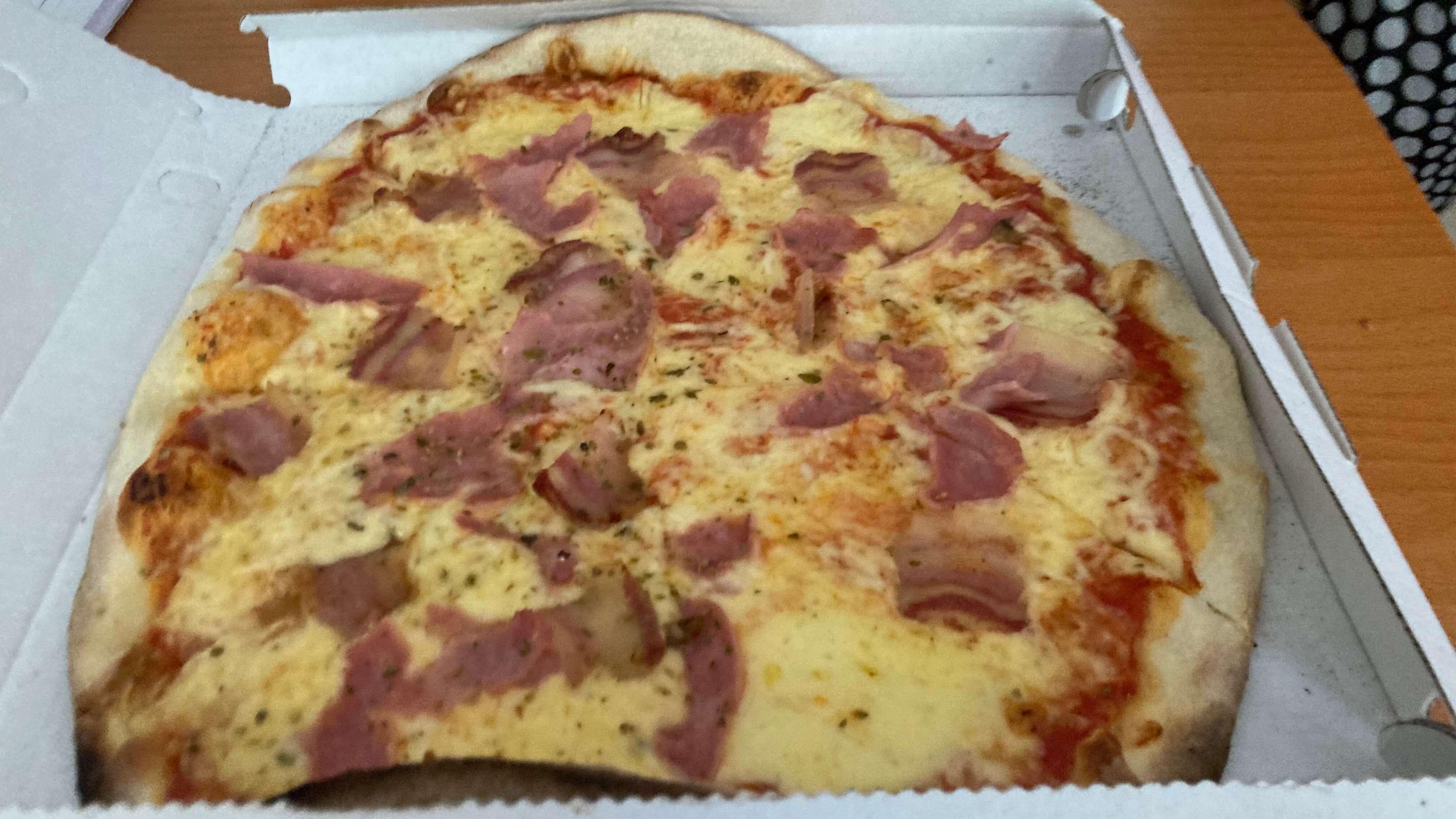 Cheese and Ham Pizza