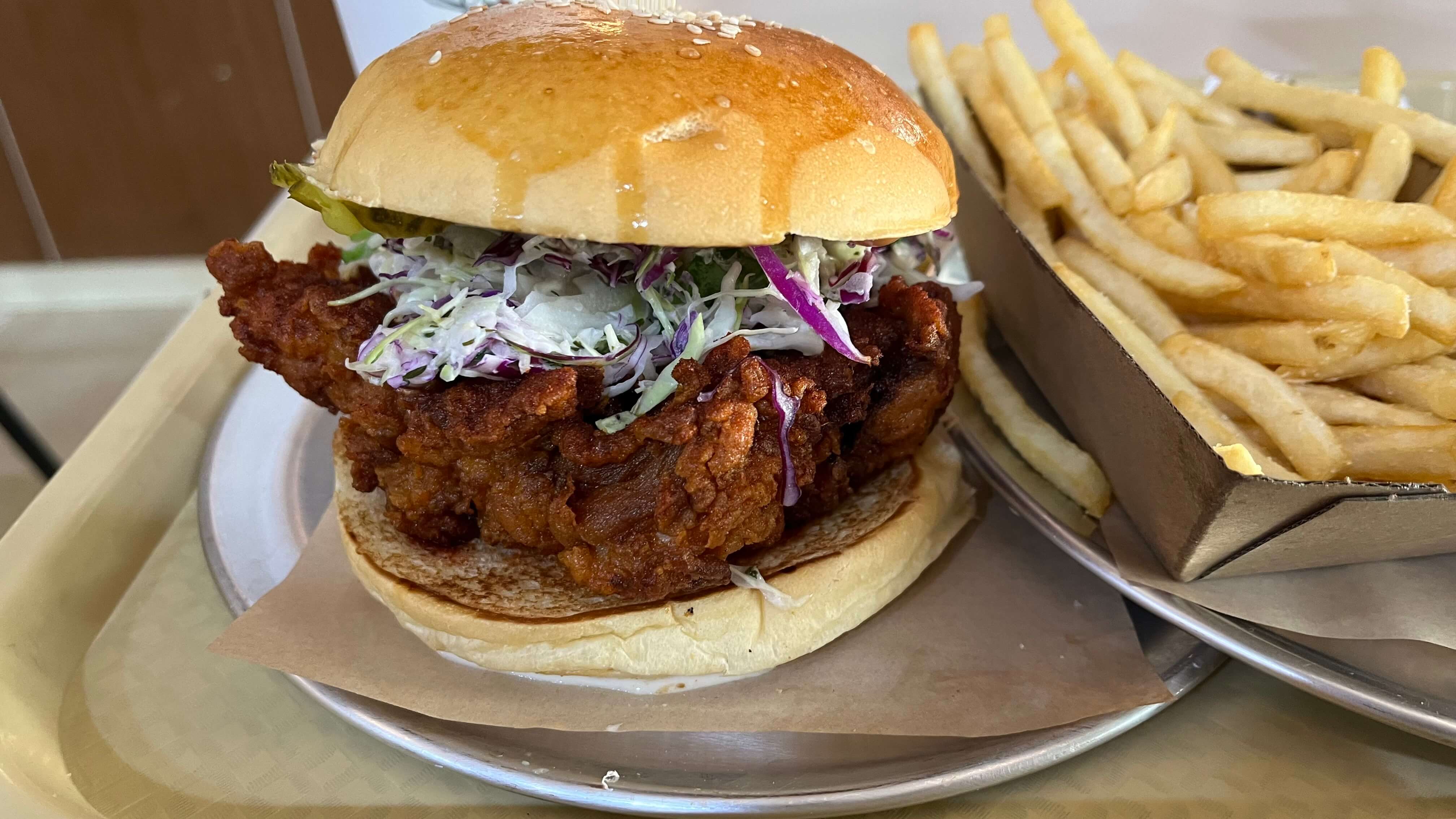 FNZ Nashville Hot Chicken Sandwich