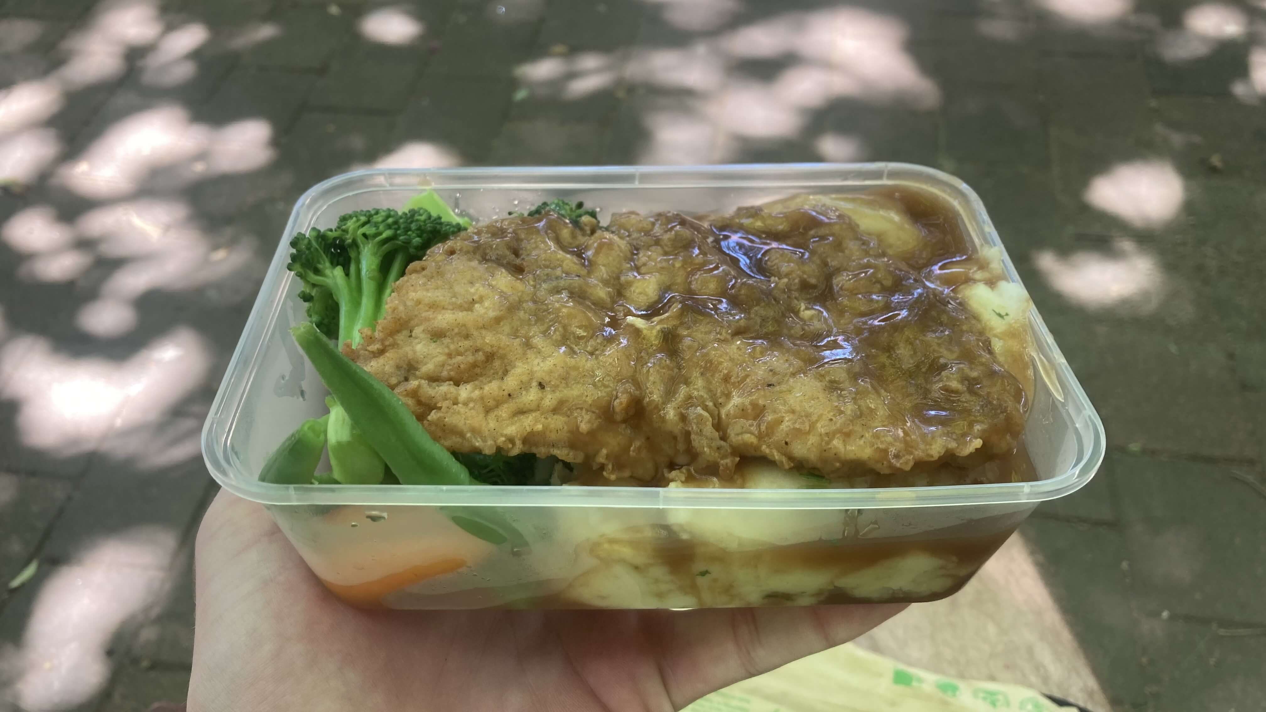Southern Fried Chicken, Veggies, Mash, Gravy