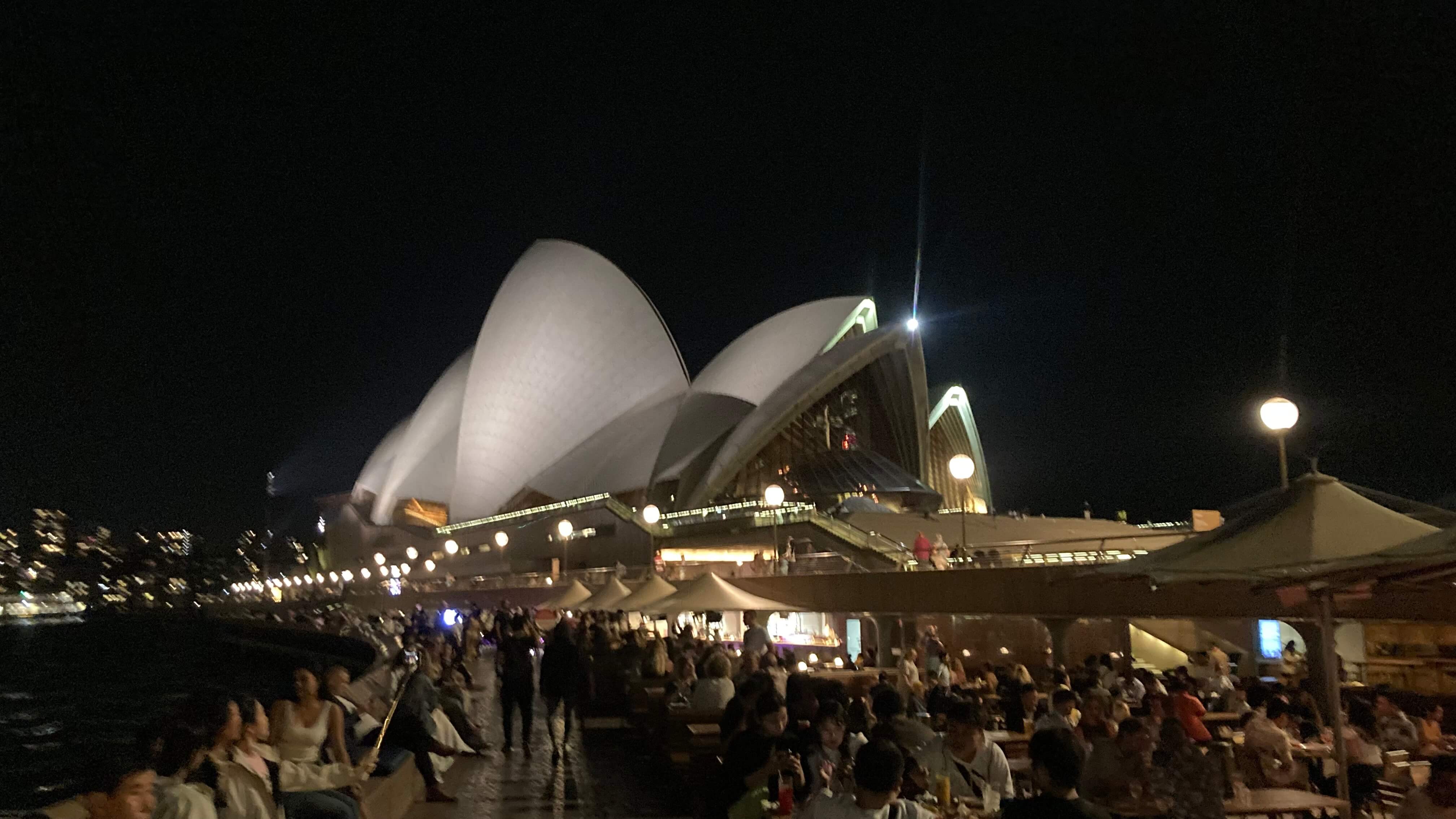 The Opera House at Night