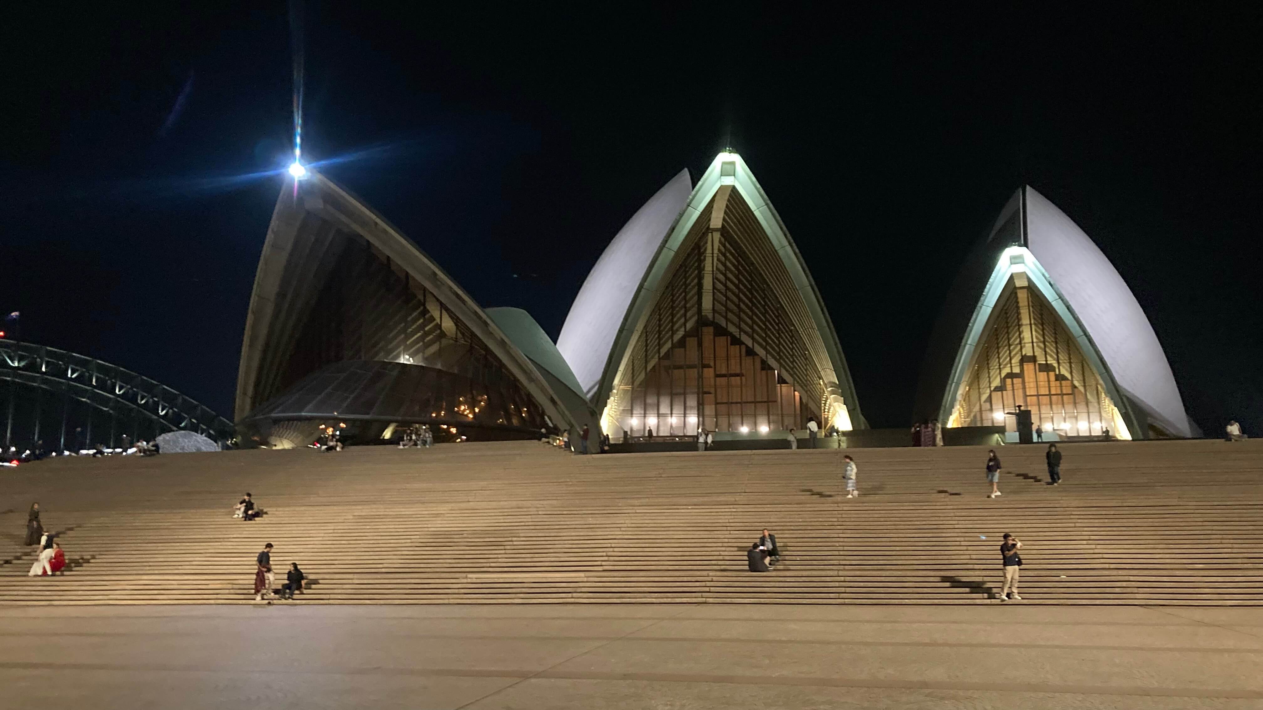 The Opera House at Night