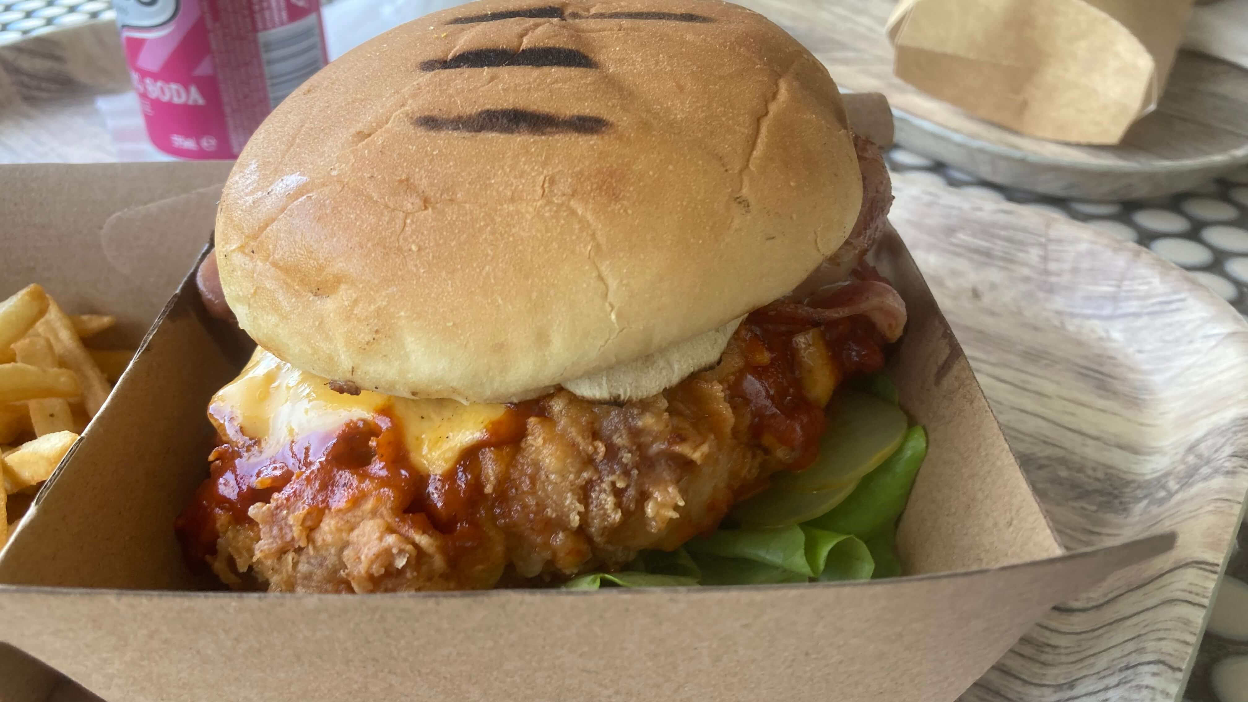 Thuggs Fried Nashville Burger